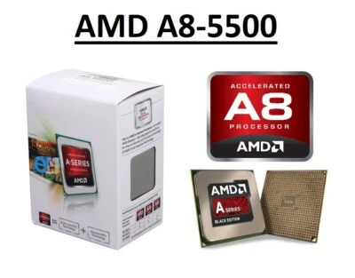 AMD A8-5500 Quad Core Processor 3.2 - 3.7 GHz, Socket FM2, 65W CPU  - Image 1 of 4