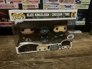 3-Pack Alice Kingsleigh, Chessur, and Time Disney store 5000pcs LE Funko Pop - Picture 1 of 8
