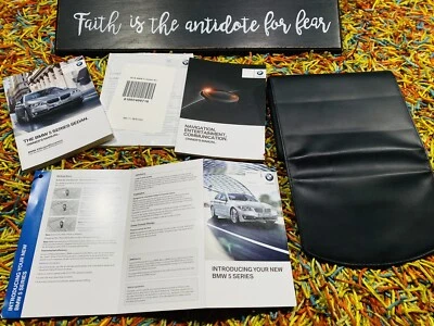 NUEVO⭕️ BMW SERIE 5 528i 535i 535d 550i 2016 manual del propietario + navegación bk (suministro sellado Foto 1 de 3