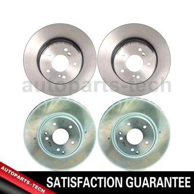 4x Rotores de freno de disco delanteros traseros Brembo para Mercedes-Benz C280 2006 2007 Foto 1 de 4