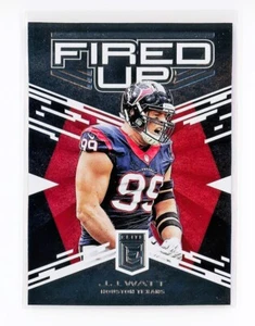 2017 Elite Fired Up #13 J.J. Watt #d /299 Texans - Foto 1 di 2