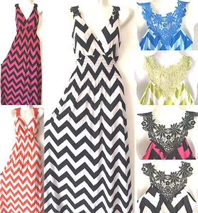 Women Long Maxi summer beach hawaiian Boho evening casual sundress PLUS SIZE #01 - Picture 1 of 19