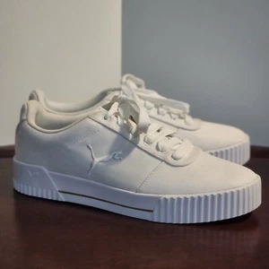 NEW Puma Women's Carina Summer Cat Sneaker White Sz 11 Chunky [373997-03] - Picture 1 of 12