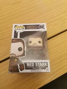 GAME OF THRONES FUNKO POP VINYL FIGURE - EDITION ONE - 02 - NED STARK - Picture 1 of 1