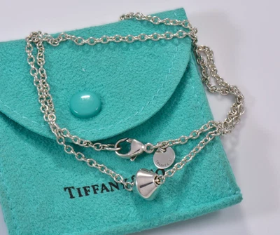 Pulsera Tiffany & Co Cadena Envolvente En Capas Cuentas Plata Por Yarda en Bolsa Rara Foto 1 de 4