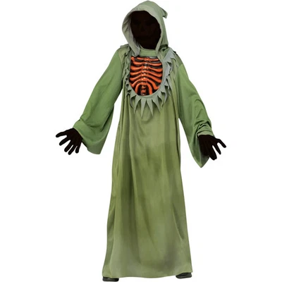 Adult Halloween Horror Evil Pumpkin Costume Hooded Robe One Size Dress Up Party - image 1 of 3