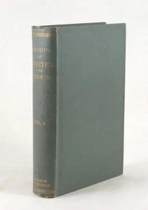 Ursprung der Arten von Charles Darwin Vol. 1 (von 2) John Murray London ©1888 BCPA - Bild 1 von 8