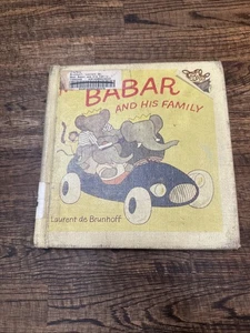 Meet Babar and His Family - Hardcover By de Brunhoff, Laurent - GOOD - Foto 1 di 15