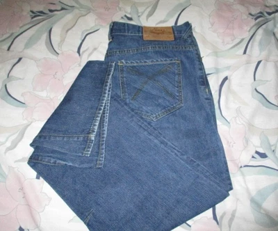 Jeans de Colección AKOO Streetwear Hip Hop Azul Etiqueta Púrpura Denim Talla 38x32 Excelente Usado Foto 1 de 4