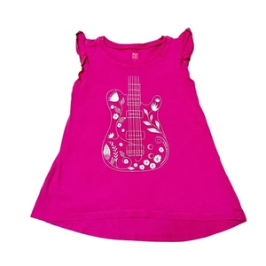 Tea Collection Floral Guitar Twirl Top Size 4 - Picture 1 of 4