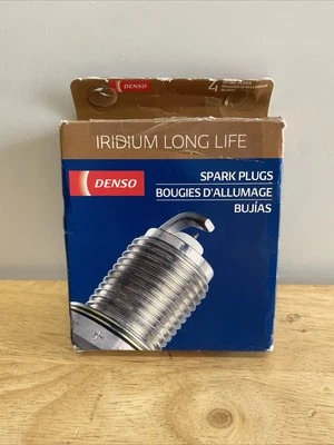 Paquete de 4 bujías de iridio Denso FXE24HR11 para Nissan 370Z 2009-2016 base Foto 1 de 4