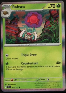 2024 Scarlet & Violet Series - Surging Sparks Rabsca Rare #14 - Picture 1 of 2