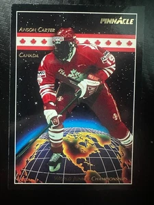 1993-94 Pinnacle - Anson Carter #469 World Junior Championships  - Picture 1 of 2