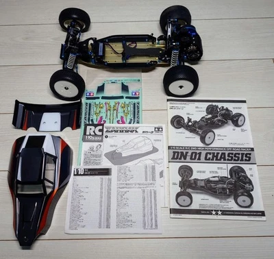 Tamiya TRF201 XR Bearhawk RC Car Aluminum Lower Deck Set Unused DN-01 - Image 1 of 4