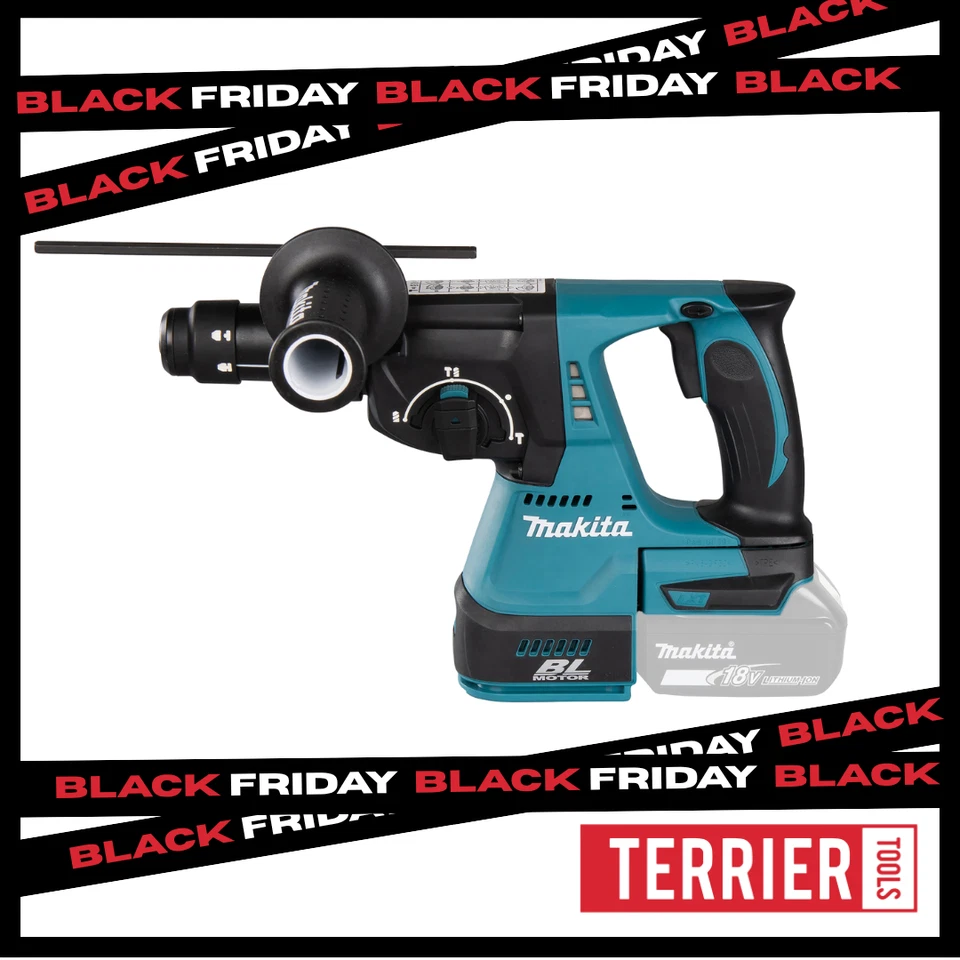 Makita DHR243Z 18v LXT Brushless SDS+ Plus Rotary Hammer Drill 24mm Body Only - Image 1 of 1