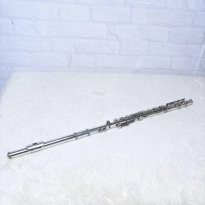 Meccanismo E flauto YAMAHA YFL-63 argento massiccio usato con custodia rigida - Immagine 1 di 4