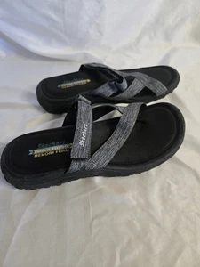 Sketcher Outdoors Lifestyle Gray Sandals (6) - Picture 1 of 7
