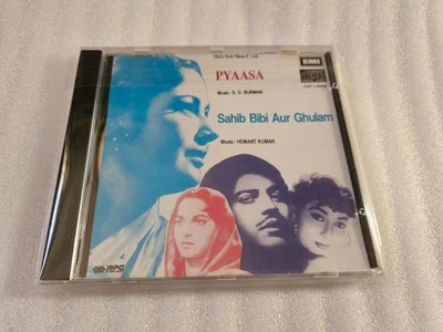 RARE Pyaasa / Sahib Bibi Aur Ghulam EMI UK Made Hindi Bollywood Audio CD - Image 1 of 2