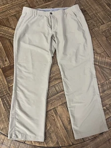 Under Armour Golfhose Herren 40 x 30 Straight Stretch Performance Khaki Hellbraun A15 - Bild 1 von 11