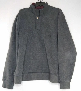 Suéter Pullover Orvis Para Hombre Talla XXL Gris Oscuro Sólido Cuello Alto  - Imagen 1 de 6