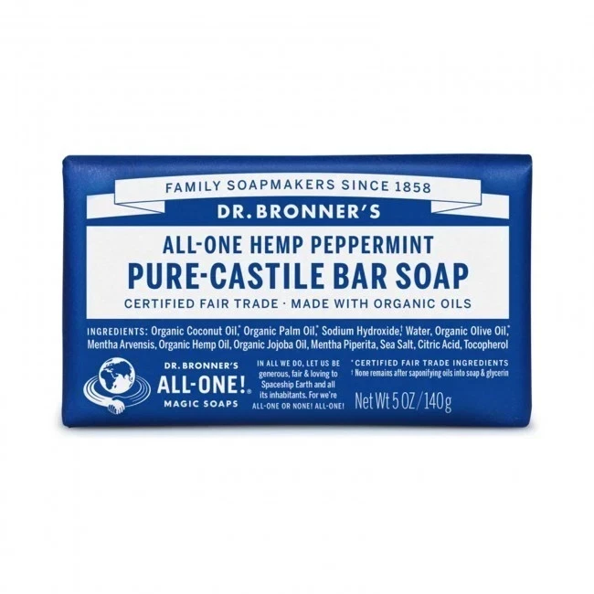 Dr. Bronner's Bar Soap, Peppermint Peppermint, 5.0 oz - Image 1 of 1
