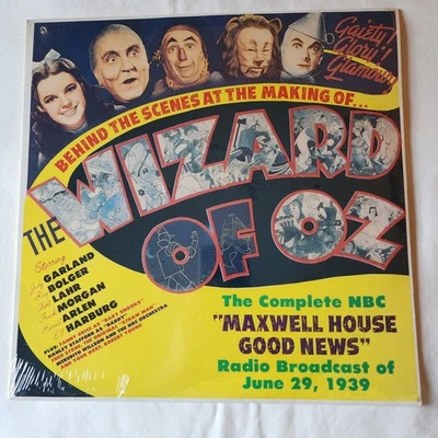 Behind the Scenes Making The Wizard of Oz LP  NBC Maxwell Radio 1939 SEALED! - Image 1 of 2