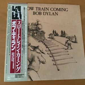 BOB DYLAN SLOW TRAIN COMING JAPAN LP OBI 25AP-1610 - Picture 1 of 9