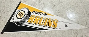 Banderín de hockey de la NHL 1989 Boston Bruins Trench Puck ¡Bonito! - Imagen 1 de 15