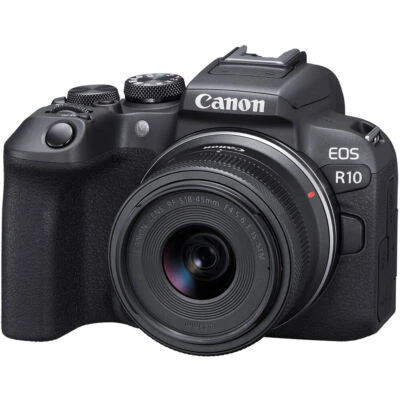 Canon R10 with RF-S 18-45mm lens - 1 Year Warranty - Next Day Delivery - Image 1 of 4