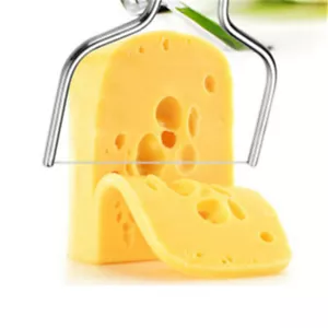 1pc Stainless Steel Cheese Wire Slicer Cheese Butter Cutter Cheese Cake -;:w - Picture 1 of 9