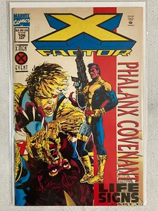 X-Factor #106B (Red Stripe - Volume 1) 1994 Sehr guter Zustand Marvel Comics 1. Tasche Neu mit Karton! - Bild 1 von 1
