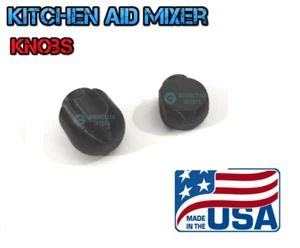 Pair of Black Lock and Speed Knob for KitchenAid Stand Mixer kitchen aid - Picture 1 of 2