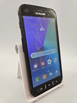 Samsung Galaxy XCover 4 Black Unlocked 16GB 2GB 5" Android Smartphone Cracked - Image 1 of 4