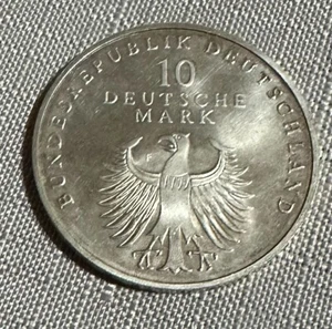 10 Mark BRD, 50 Jahre Deutsche Mark, 1998 F - Bild 1 von 2
