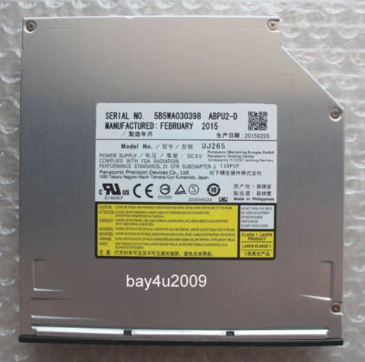 UJ-265 For Dell Alienware m18x m17x R3 i5 i7 Slot-in Blu-ray Player Burner Drive - Image 1 of 4