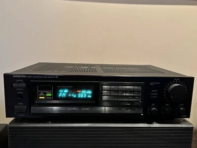 SINTONIZADOR AM/FM SINTETIZADOR DE CUARZO ONKYO TX-820 DE COLECCIÓN JAPÓN - ¡Funciona y suena genial! Foto 1 de 4