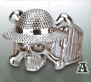 ONE PIECE Sombrero de Paja Piratas Anillo Metal Precioso Accesorios Colección Anime - Imagen 1 de 24