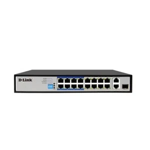 D-Link DES-F1018P-E 18-Port PoE Switch with 16 PoE Ports/8 long Reach 250m new - Picture 1 of 1