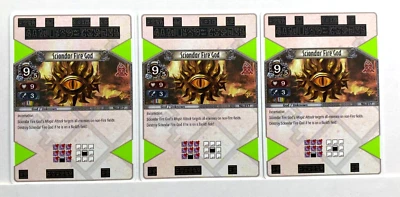 VTG Sony PS3 Eye Judgment English Series 1 Sciondar Fire God UR #17 (x3) - Image 1 of 2