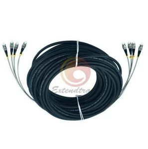 100m 4 Adern Feld Außen LWL Kabel ST-ST 4 Litze 9/125 SM LWL Patchkabel - Bild 1 von 6