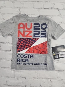 Outerstuff FIFA Women's World Cup 2023 Costa Rica T-Shirt Tee Youth Small 4 NEW - Picture 1 of 9