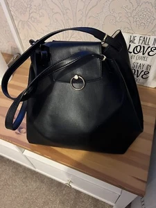 H&M Faux Leather Shopper Hand Bag - Picture 1 of 6