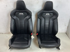 2014-2019 Bmw M4 F83 F33 Front Seats Pair Left Right Black