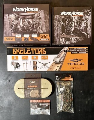 Tethrd Grit Saddle Bottomlands Platform Skeletors Stick Combo Package 2 New - Image 1 of 4