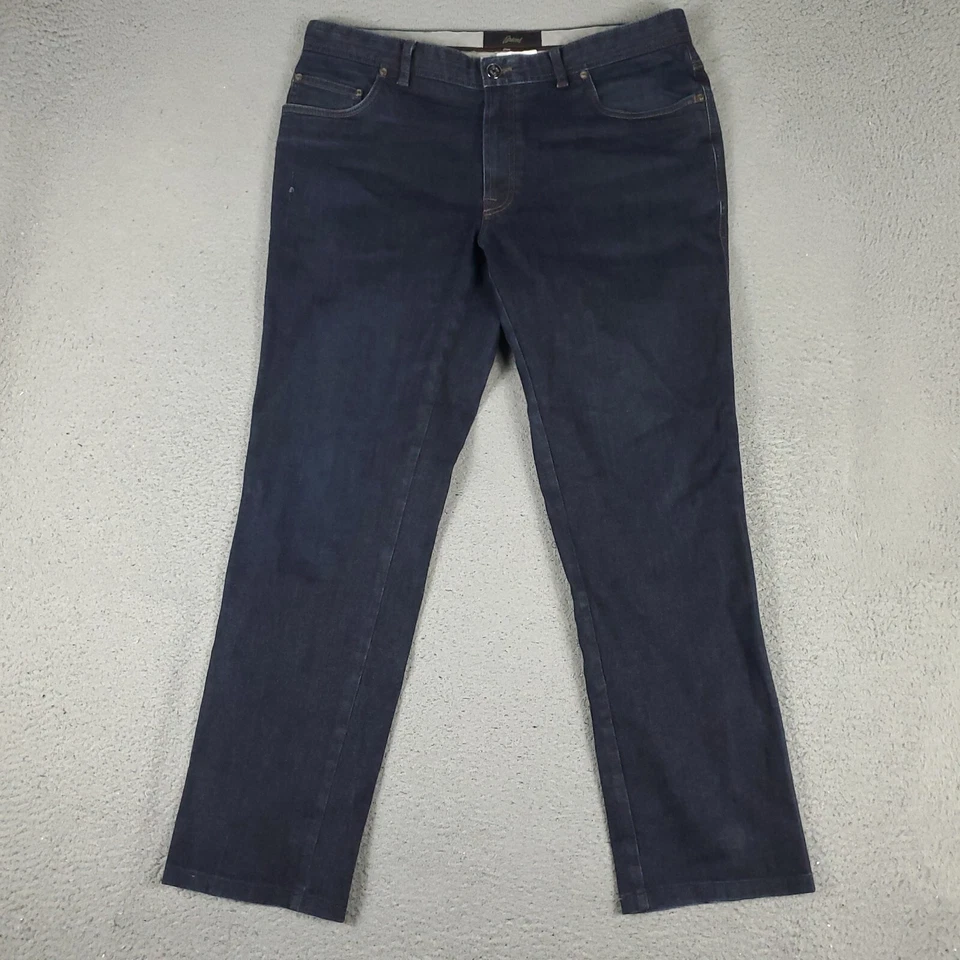 Pantalones de mezclilla Brioni Stelvio para hombre talla 38x30 azul Italia pierna recta* Foto 1 de 4