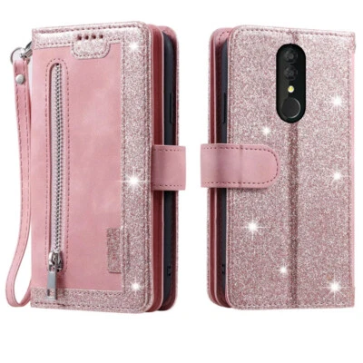 Чехол-бумажник Alcatel 3L 2019 кожаный на молнии магнитная откидная карта для Alcatel 3 2019 - Изображение 1 из 4