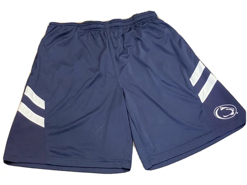 Penn State Nittany Lions NCAA Men's Blue Logo Shorts Size XL ~ Pre-owned Cover