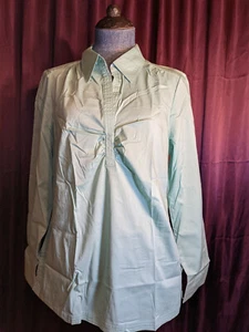 Nuovo A.N.A. Camicia blusa verde top donna M nuova con etichetta armadio227* - Foto 1 di 4