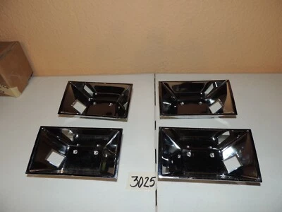 1977-1992 CADILLAC FLEETWOOD BROUGHAM DEVILLE DOOR PANEL HANDLE BEZELS OEM - Image 1 of 4