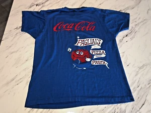 Vintage 1989 Single Stitch T-Shirt SE Missouri Triathlon Pagliai's Coca Cola XL - Picture 1 of 10